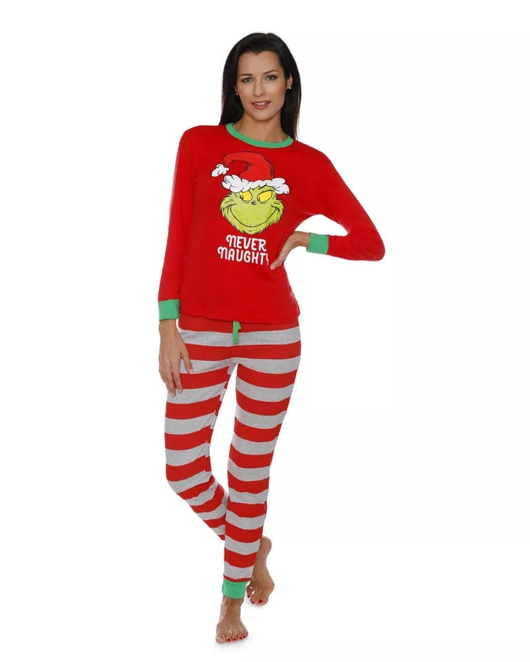 Grinch Family Pajamas