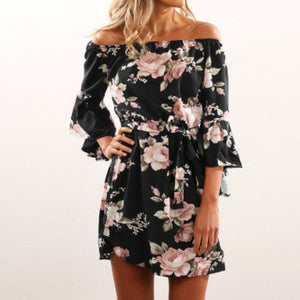 New Summer Playsuit Women Kimono Chiffon Boho Floral Playsuit Print Ruffles