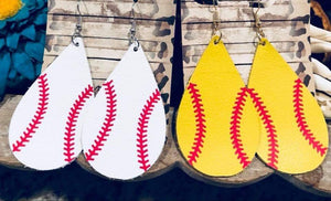 Baseball/Softball earrings