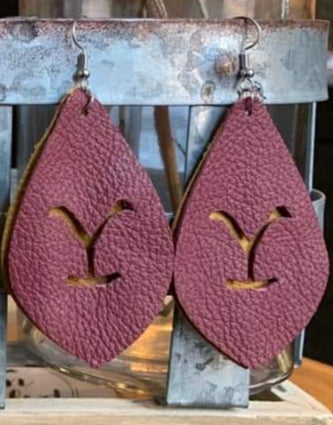 Yellowstone Leather Earrings