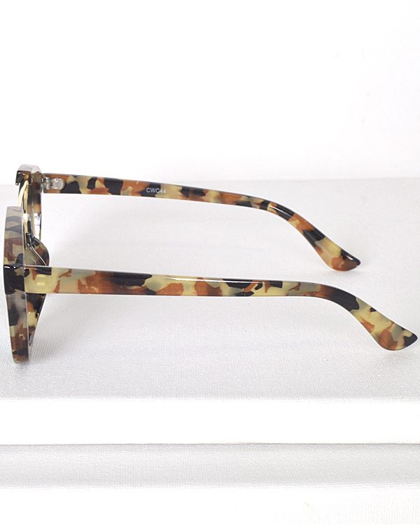 Printed Frame Wayfarer Sunglasses