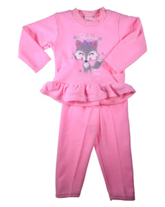 Girls Top and Bottom Set with Frill Design