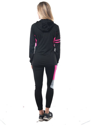 Ladies fashion active 2 pc set outfit