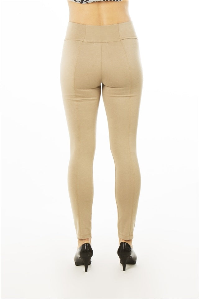 Ladies fashion stretch cotton blend leggings
