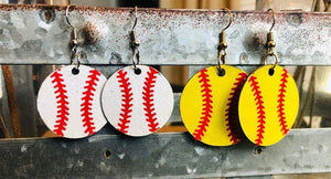 Baseball/Softball earrings