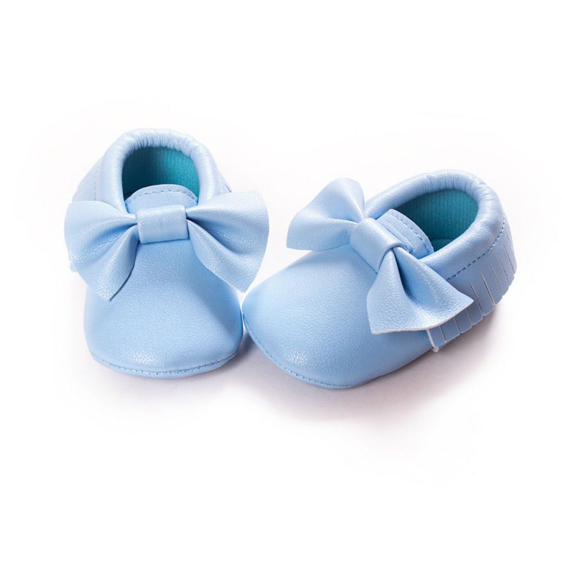 Handmade Soft Bottom Fashion Tassels Baby Moccasin Newborn Babies Shoes 18-colors PU leather Prewalkers Boots