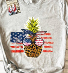 Pineapple flag tshirt