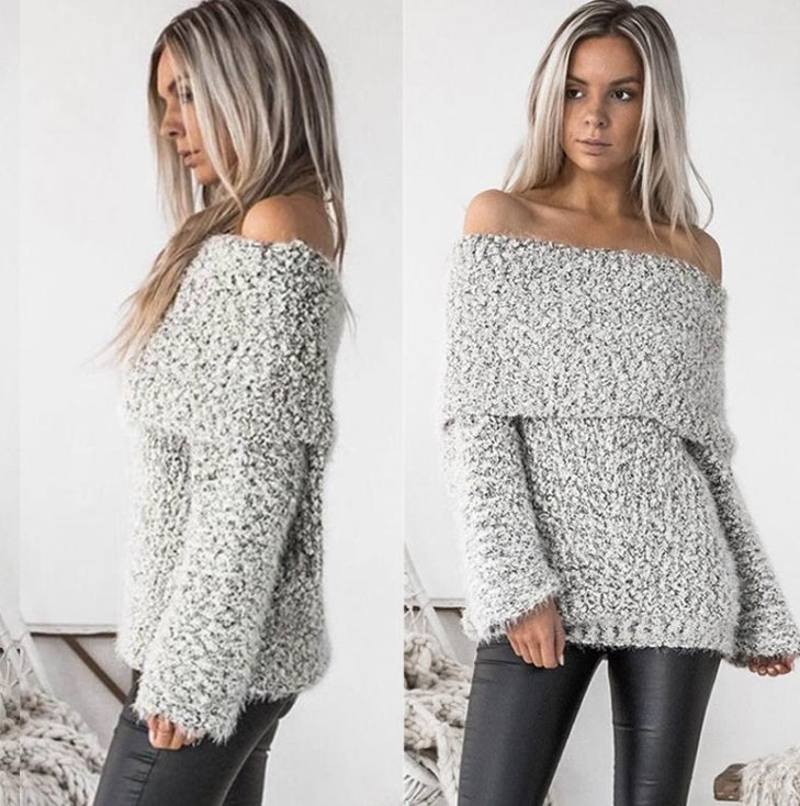 Womens Off sholder Sweater